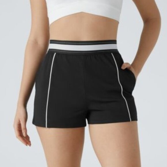 Halara Softlyzero Airy High Waisted Side Pocket Cool Touch Workout Shorts UPF50+ - Picture 1 of 8